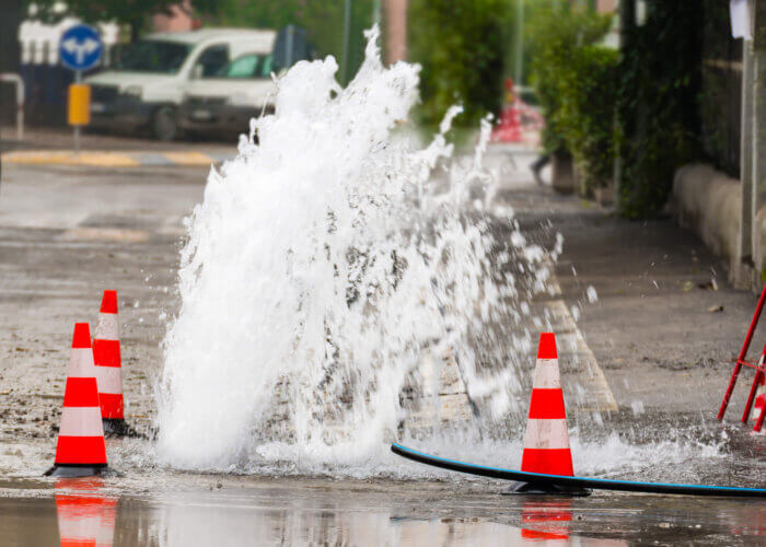 24-Hour Emergency Repair of burst water main
